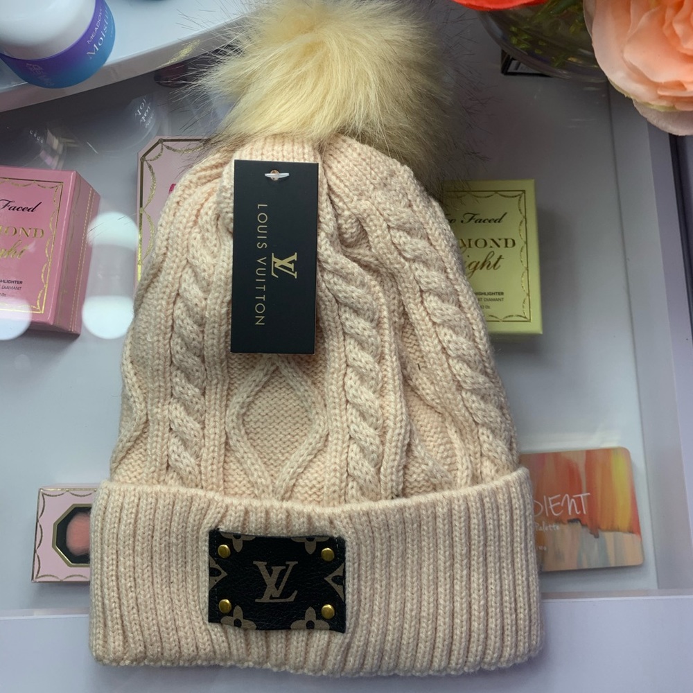 Tan beanie